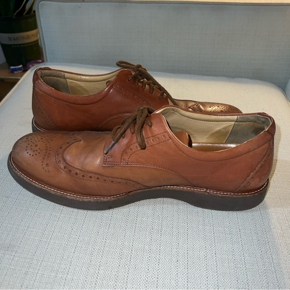 Samuel Hubbard Men’s Oxford Shoes Size 12M Brown Leather Wingtip Whiskey main image 7